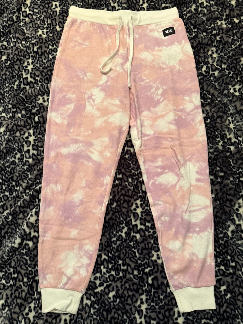 Vans Pink Tie-Dye Joggers